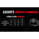 Kit 2 Shorts Kong 2 em 1 Para Academia